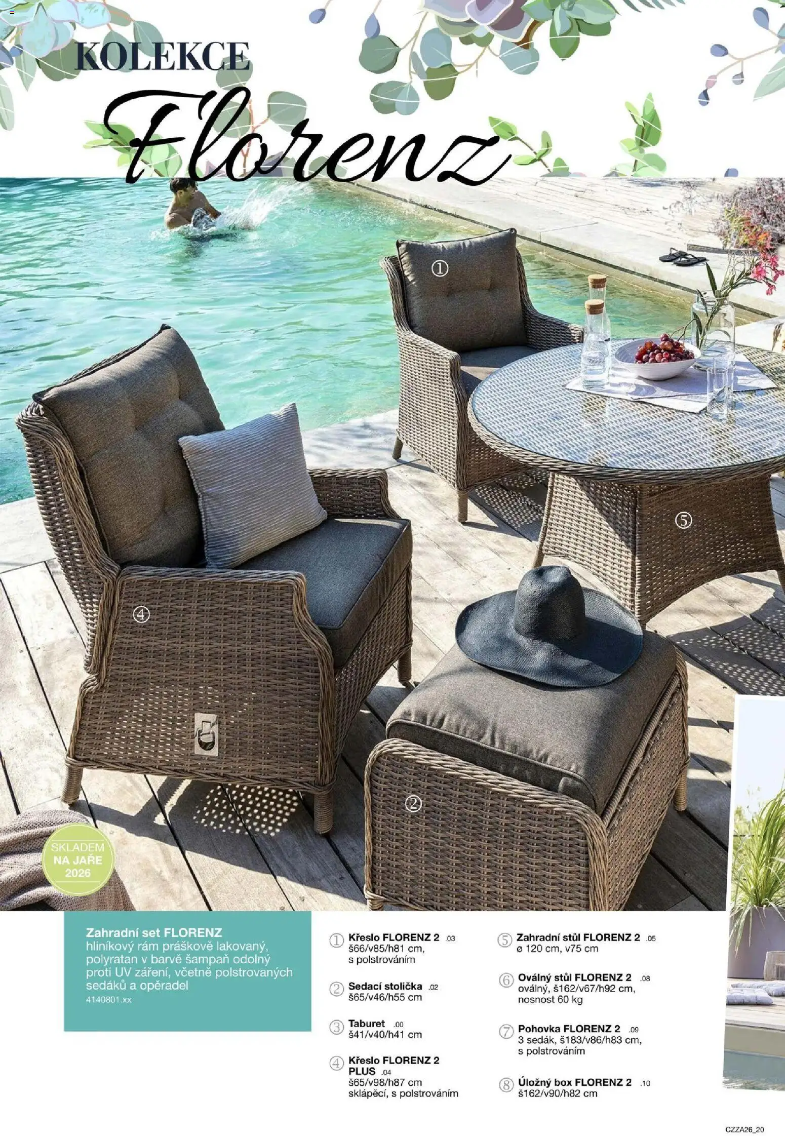 Sconto nábytek katalog - Zahradní speciál od 01.01.2026 | Strana: 20 | Produkty: Stolička, Pohovka, Křeslo, Stůl