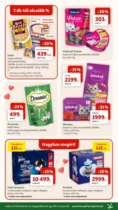 Fressnapf Akciós újság - amely érvényes a következő dátumtól: 05.02.2026 | Oldal: 8 | Termékek: Whiskas, Doboz, Só