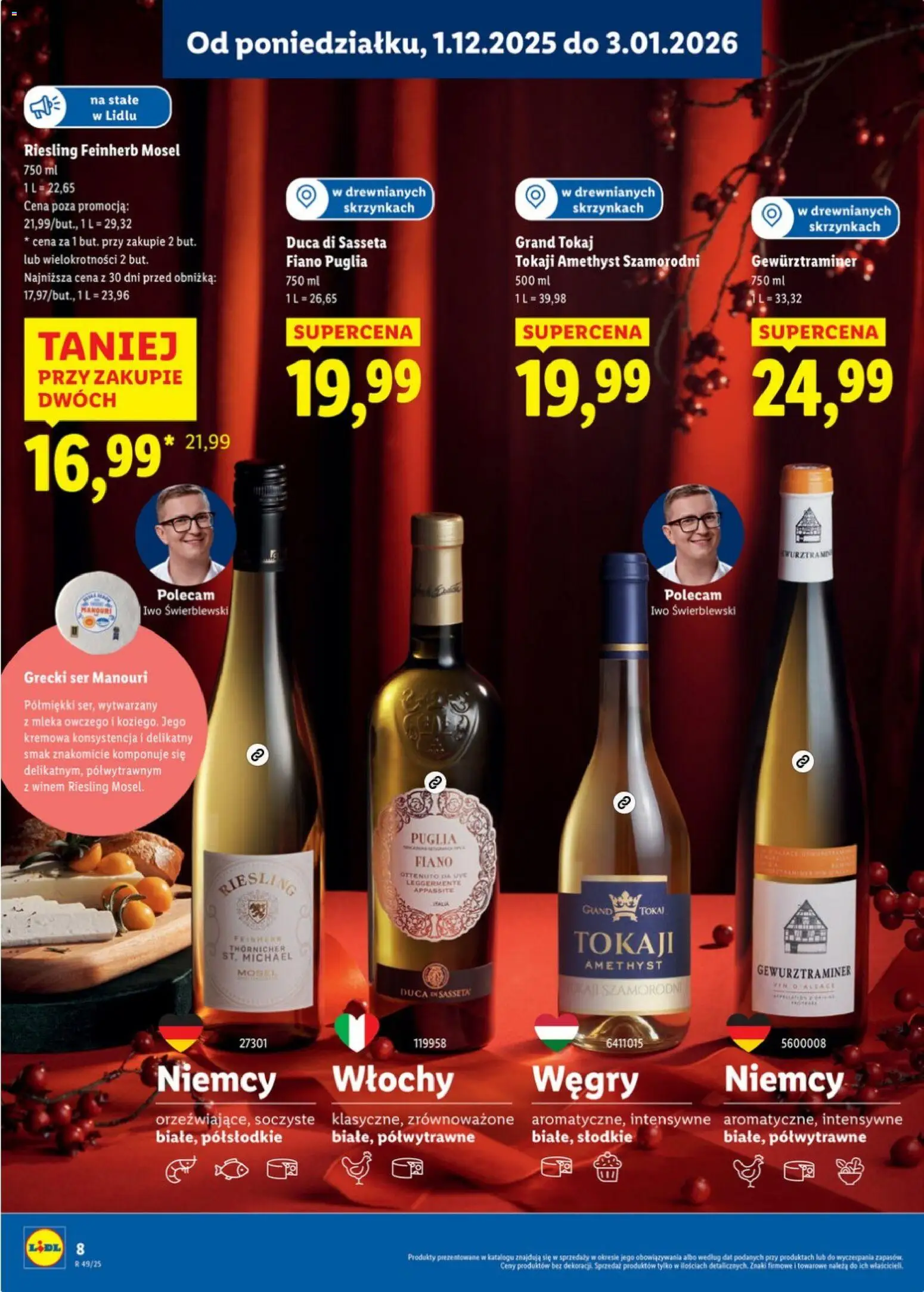 Lidl Katalog alkoholi mocnych i win od 01.12.2025 | Strona: 8