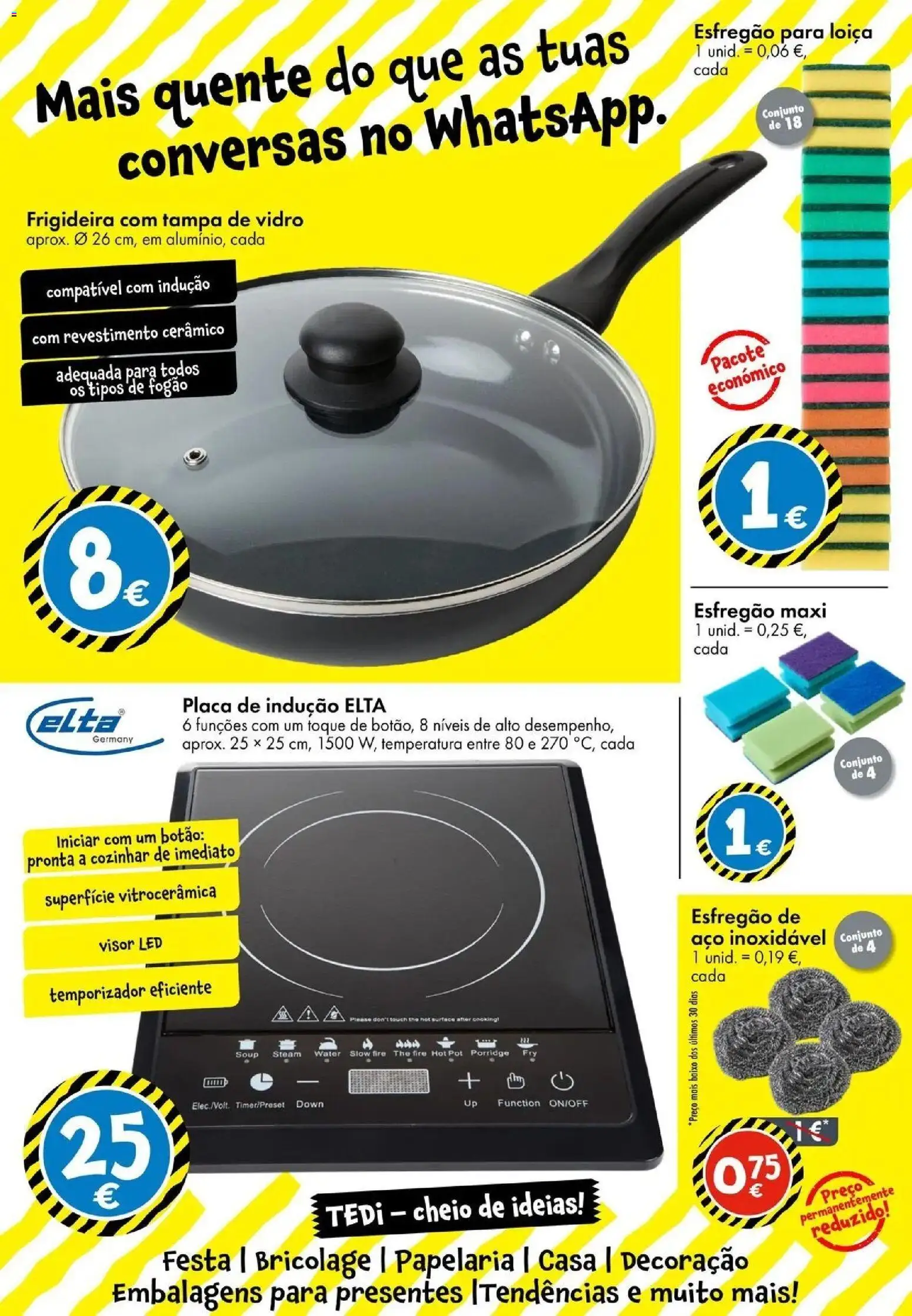 TEDi - folheto │ válido de 31.01.2026 | Página: 14 | Produtos: Esfregão, Fogão, Frigideira