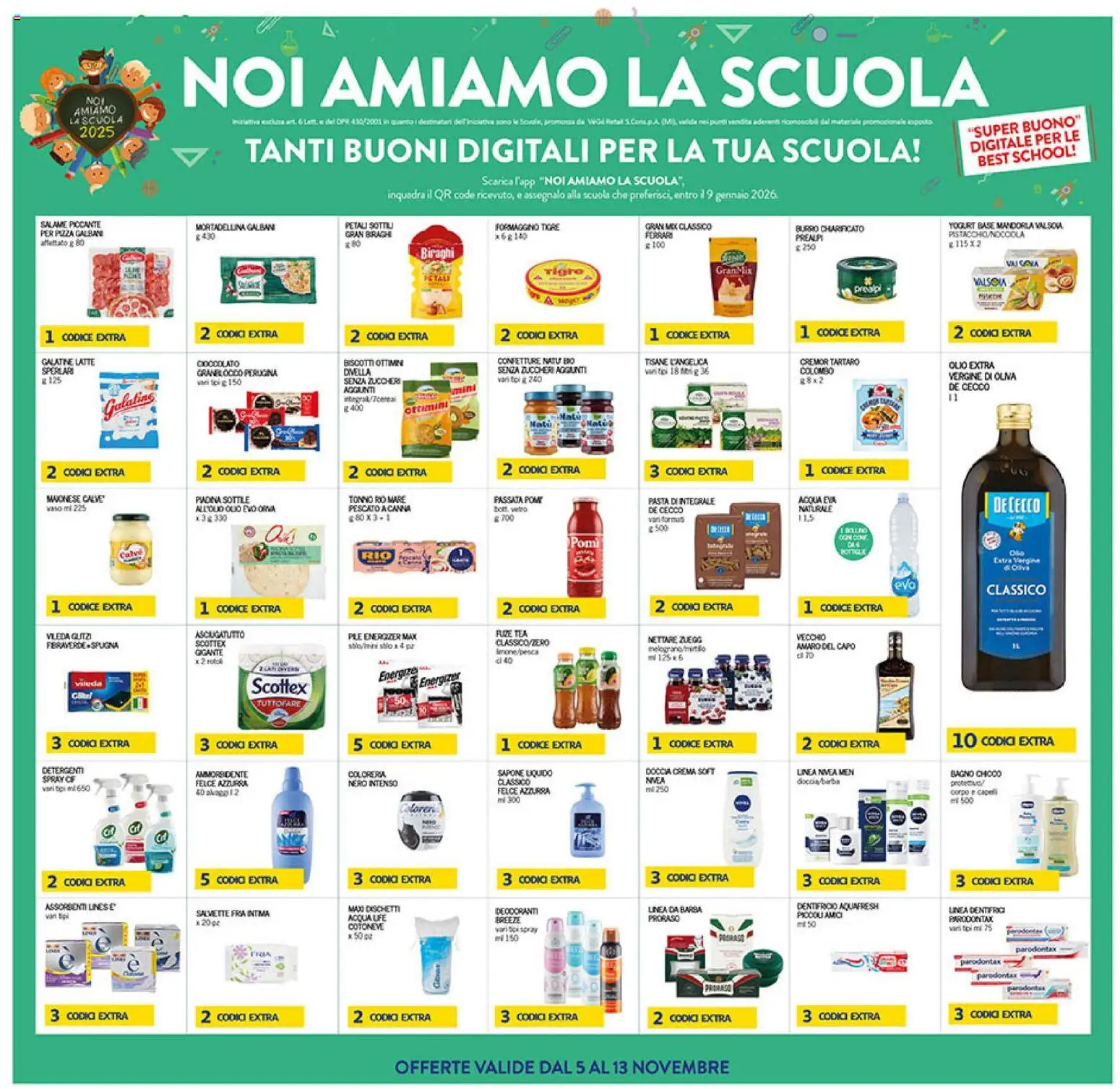 Volantino Coal del 05.11.2025 | Pagina: 27 | Prodotti: Crema, Sapone, Tonno, Amaro