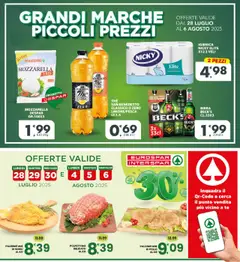 Volantino Interspar del 28.07.2025 | Pagina: 25 | Prodotti: Carta igienica, Birra, Tè, Limone