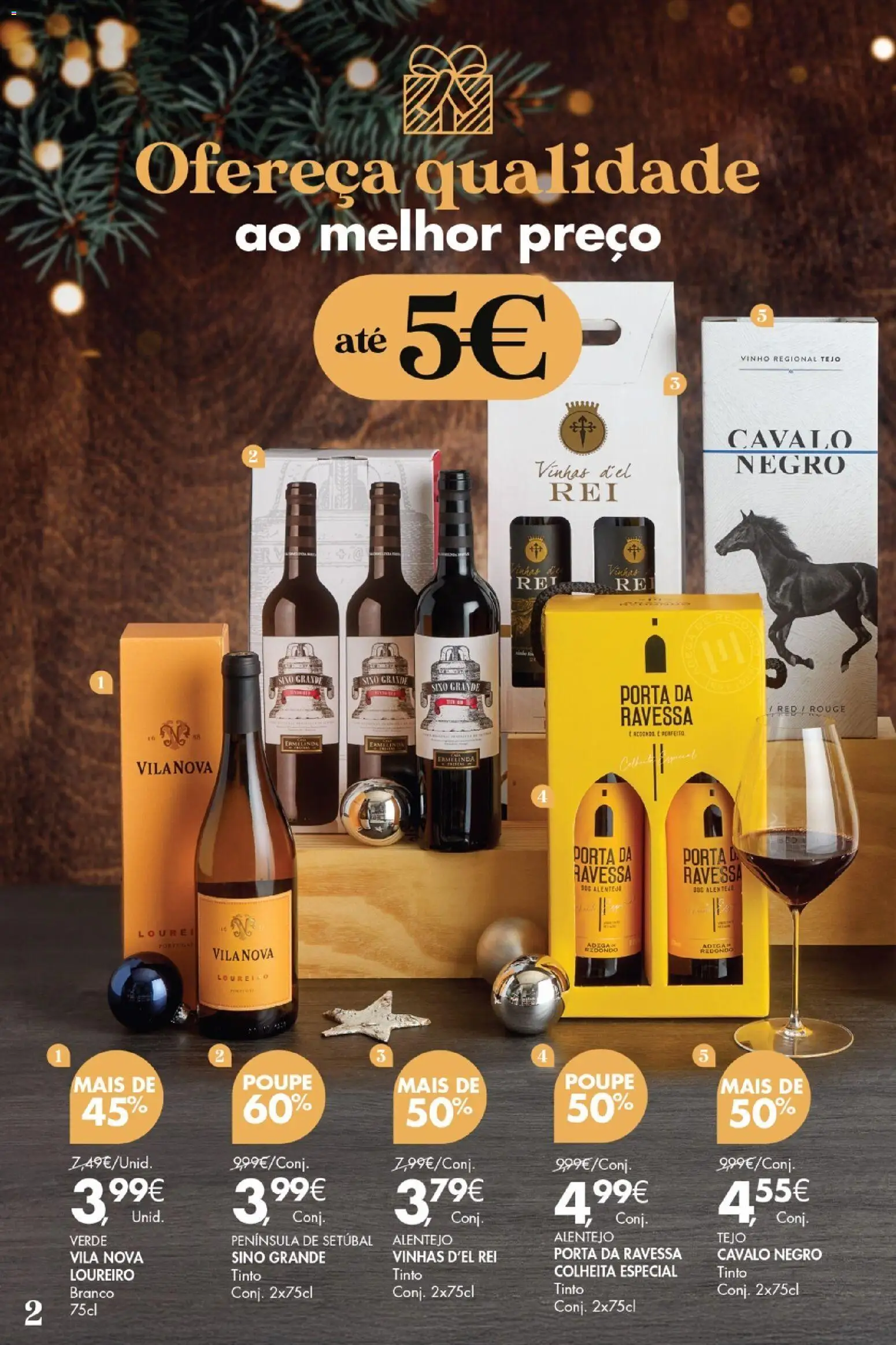 Pingo Doce - Vinhos de Natal │ válido de 02.12.2025 | Página: 2 | Produtos: Porta, Vinho