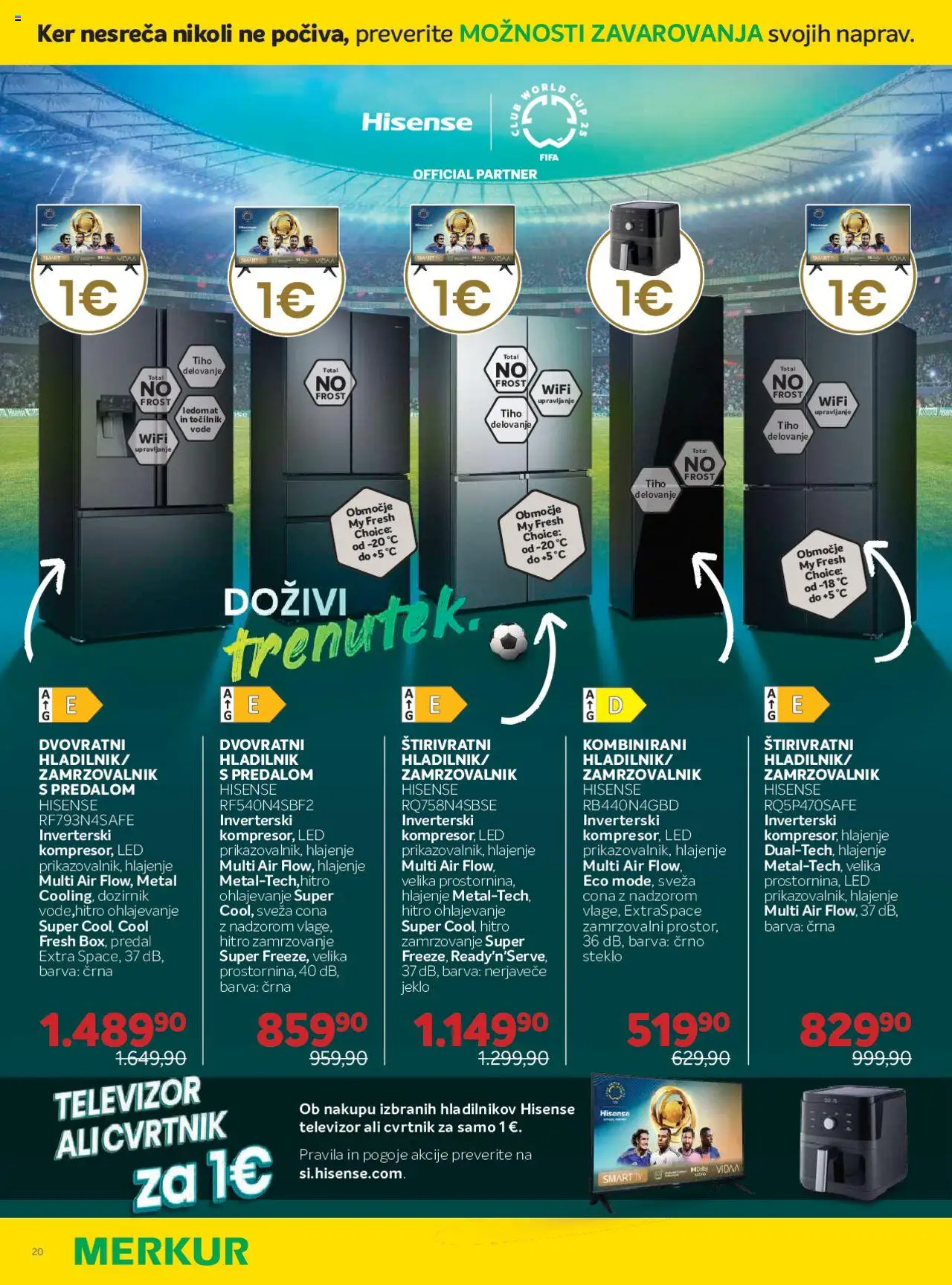 Merkur katalog │ velja od 06.08.2025 | Stran: 20 | Izdelki: Hladilnik, Zamrzovalnik, Ledomat, Barva