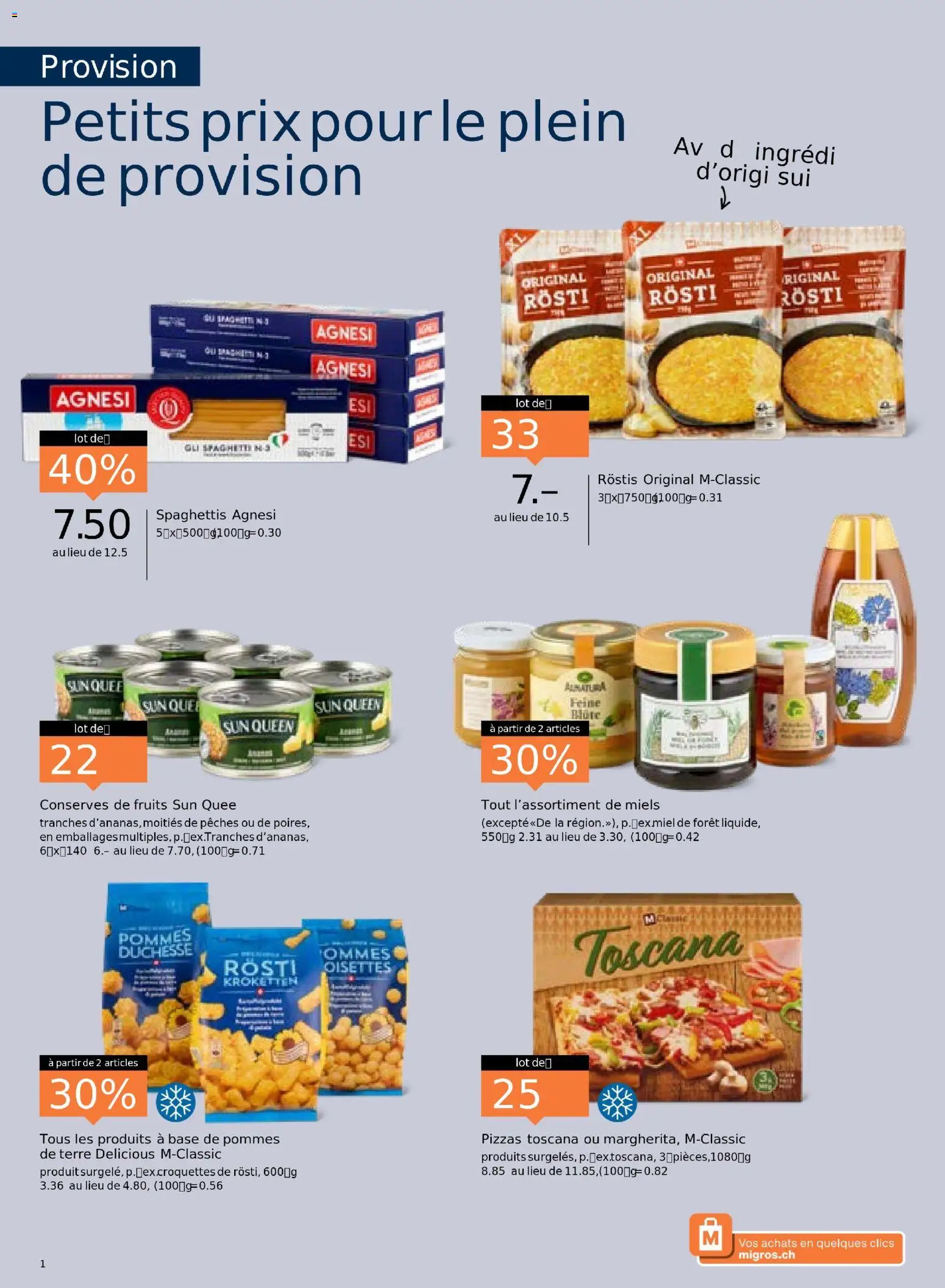 Migros Aktionen FR – gültig ab 28.10.2025 | Seite: 12 | Produkte: Pizza, Pasta
