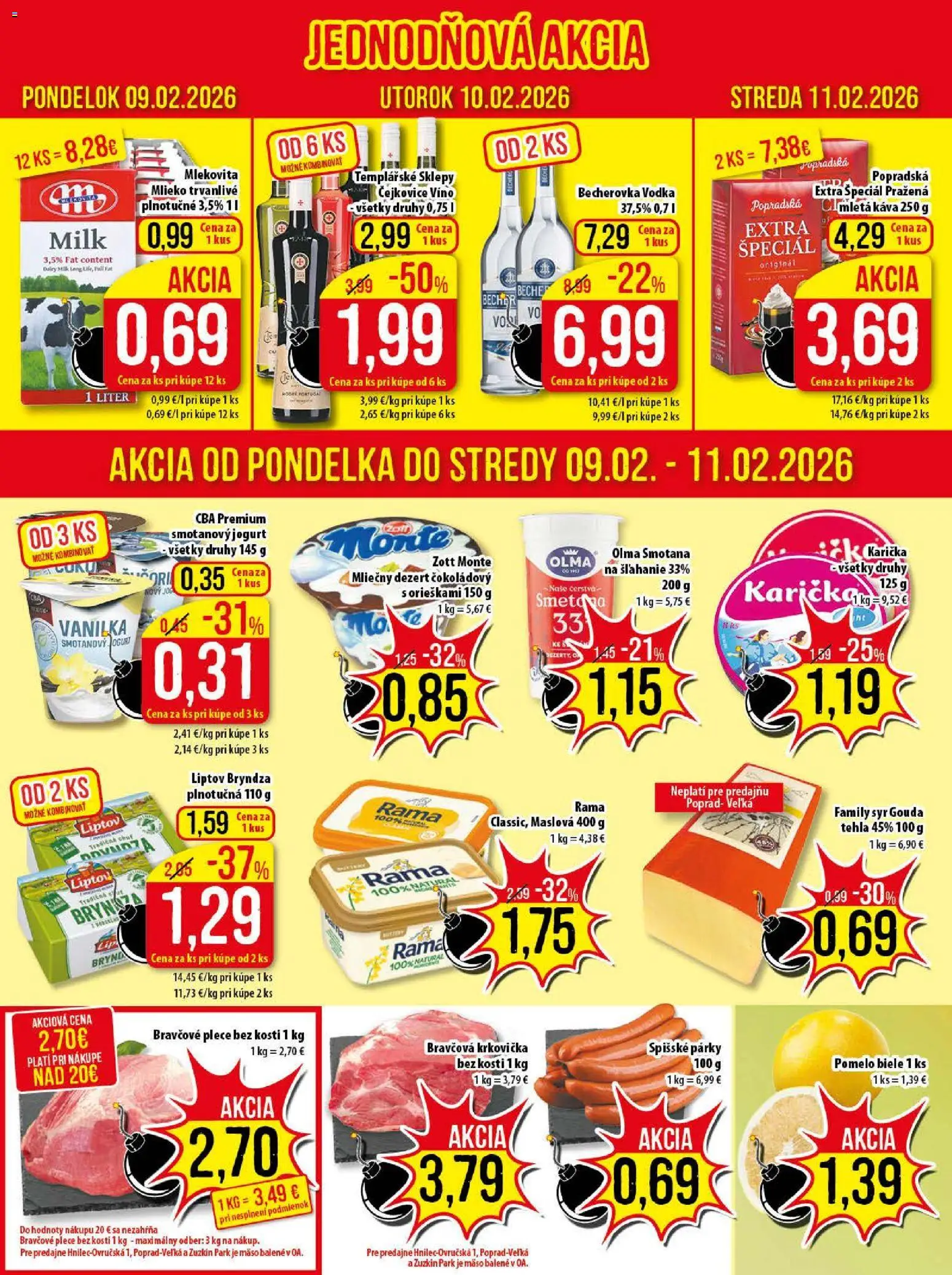 Nové Klas akcie – leták je platný od 09.02.2026 | Strana: 2