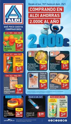 Vista previa Aldi folleto Baleares válido desde el 19.01.2026