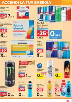 Volantino Carrefour del 10.07.2025 | Pagina: 15 | Prodotti: Barretta, Arancia, Red Bull