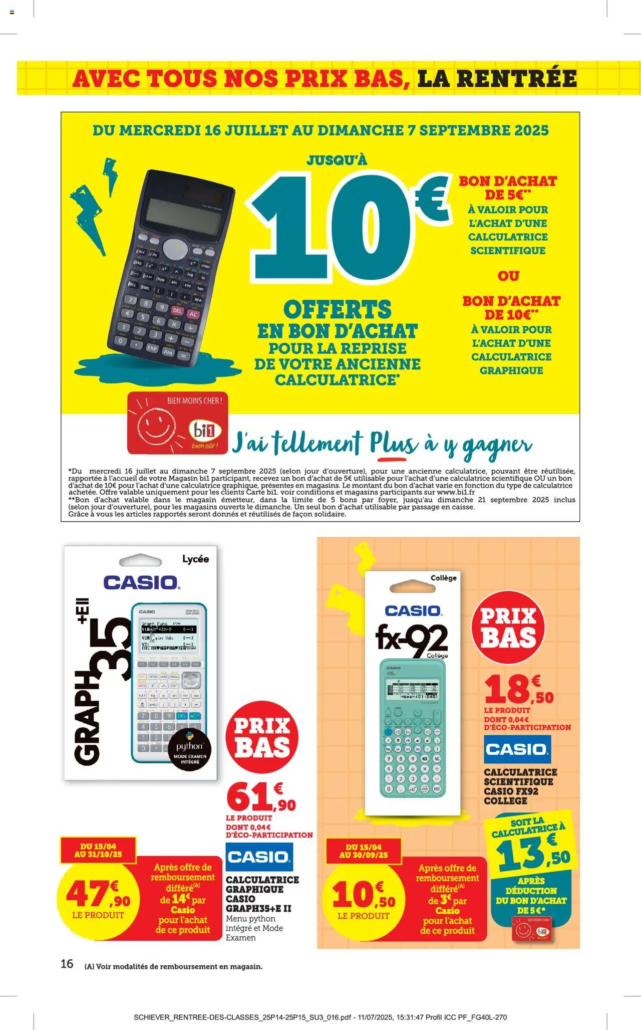  | Page: 16 | Produits: Calculatrice