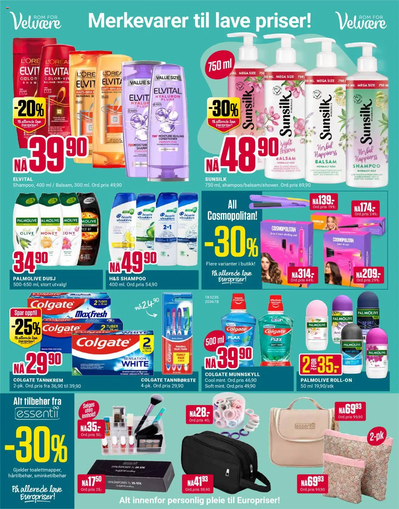  | Side: 4 | Produkter: Tannbørste, Munnskyll, Strandväska, Balsam