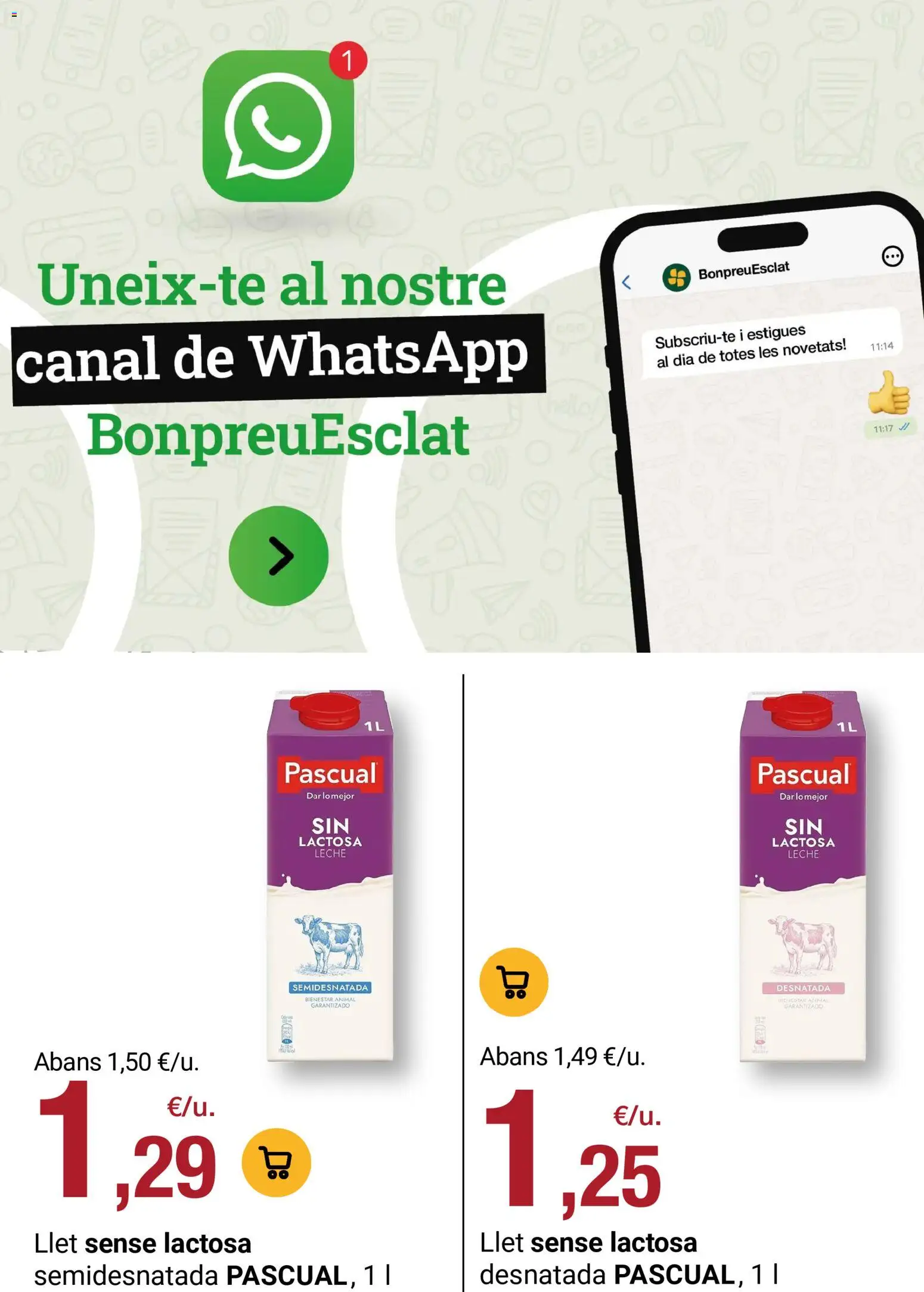 Bonpreu folleto │ válido desde el 21.04.2026 | Página: 77 | Productos: Leche