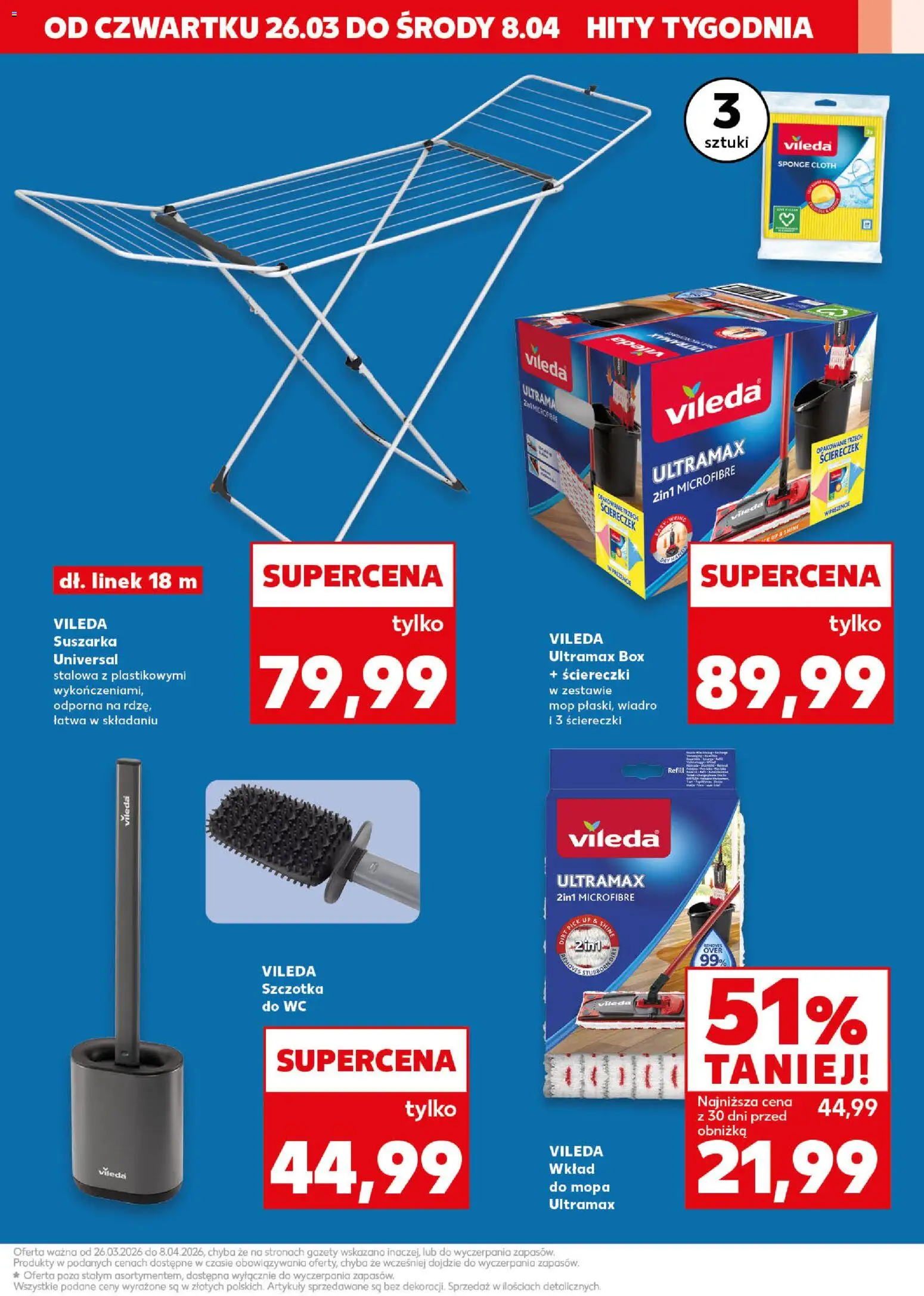 Kaufland Polsko leták - Złap okazje od 26.03.2026 | Strana: 3 | Produkty: Box, Mop, Wc