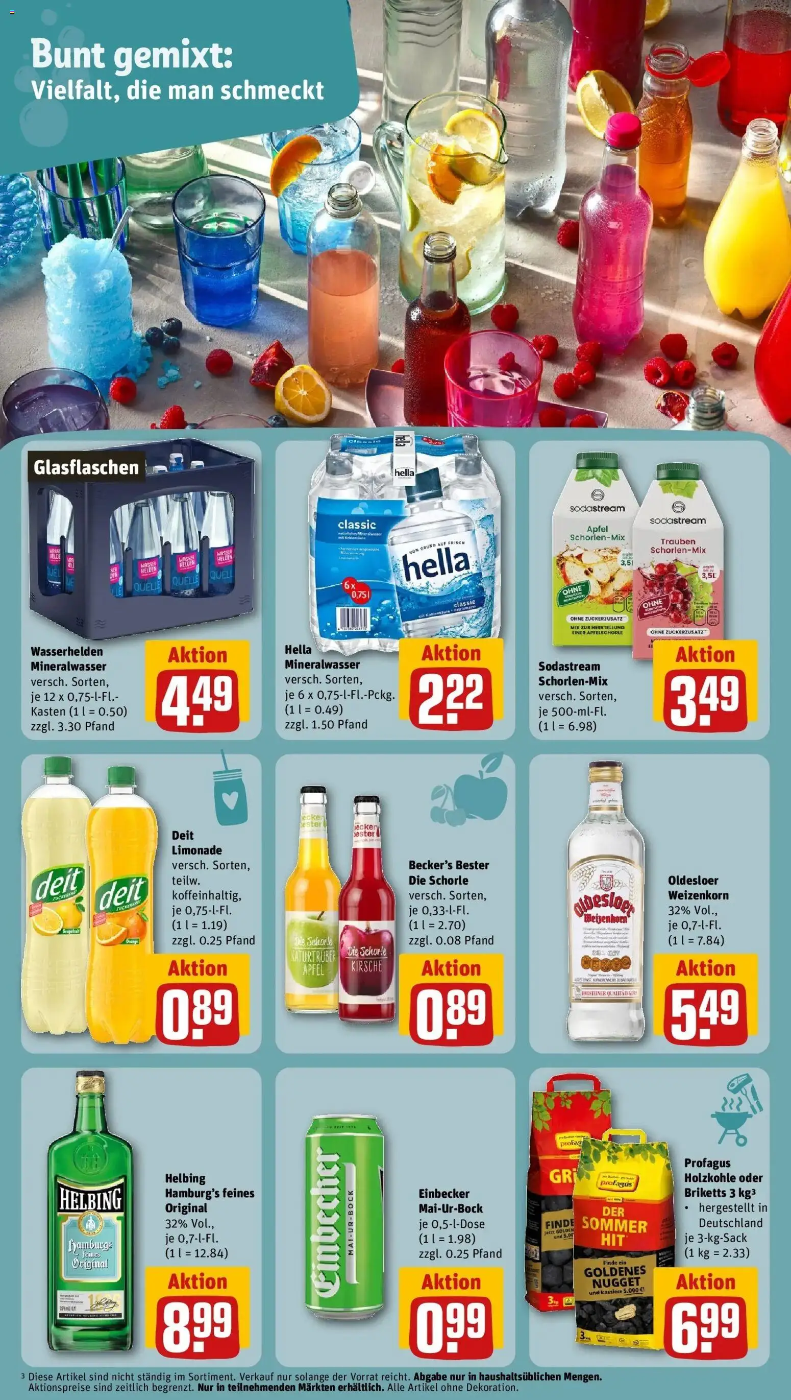Rewe Prospekt Kiel	 – gültig ab 09.03.2026 | Seite: 14 | Produkte: Äpfel, Oldesloer, Mineralwasser, Hella