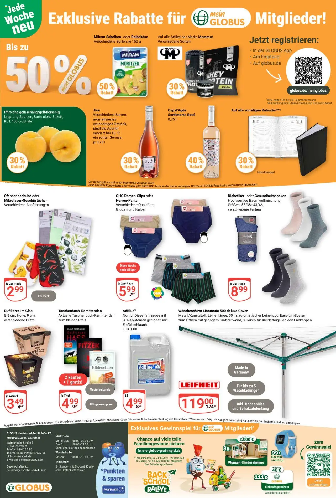 Globus Prospekt 	 - gültig ab dem 04.08.2025 | Seite: 29 | Produkte: Kleiderbügel, Milram, Telefon, Uhr