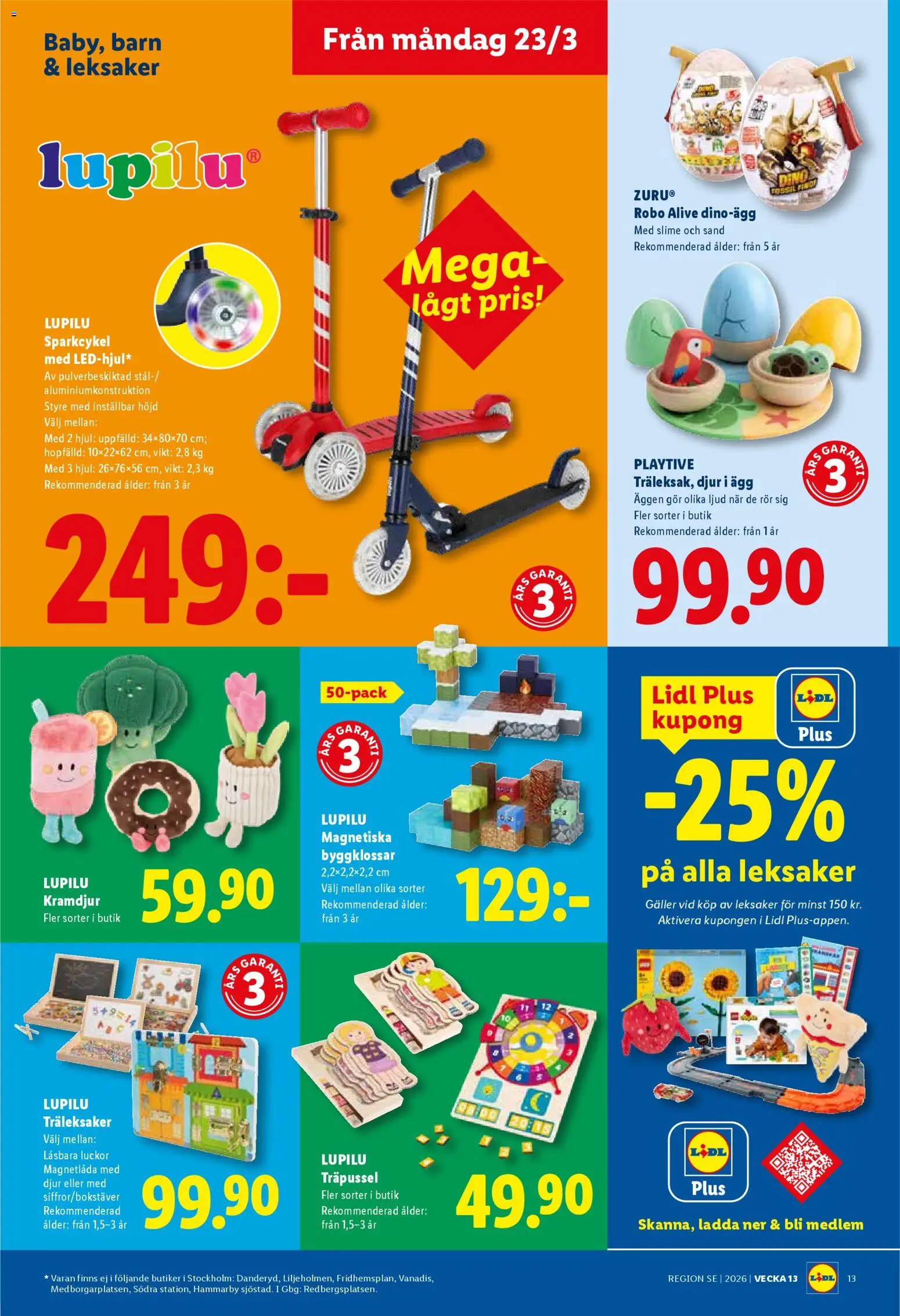 Lidl reklamblad aktuell från 23.03.2026 | Sida: 14 | Produkter: Galler, Ägg