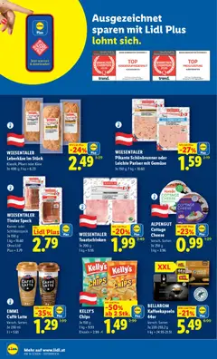 Lidl - Flugblatt ab 26.03.2026 gültig | Seite: 41 | Produkte: Chips, Gemüse, Salz, Käse