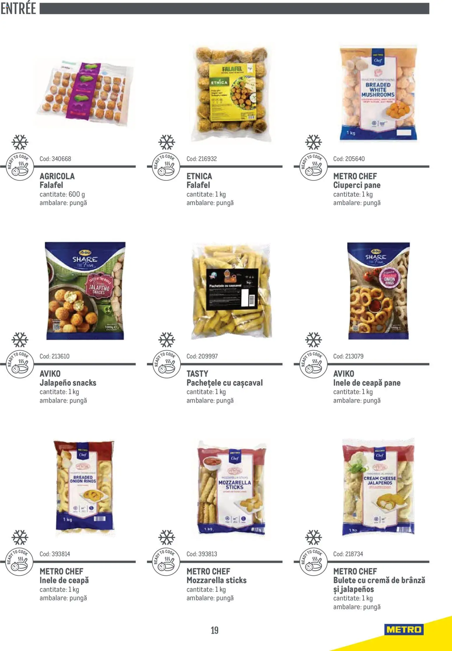 Noul catalog Metro – valabil de la 14.11.2024 | Pagină: 19 | Produse: Pungă, Ciuperci, Brânză, Ceapă