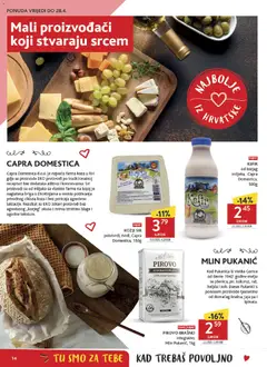 PIROVO BRAŠNO, Integralno, Mlin Pukanić, 1kg - Pregled kataloga iz trgovine Konzum, vrijedi od 15.04.2026 | Stranica: 14