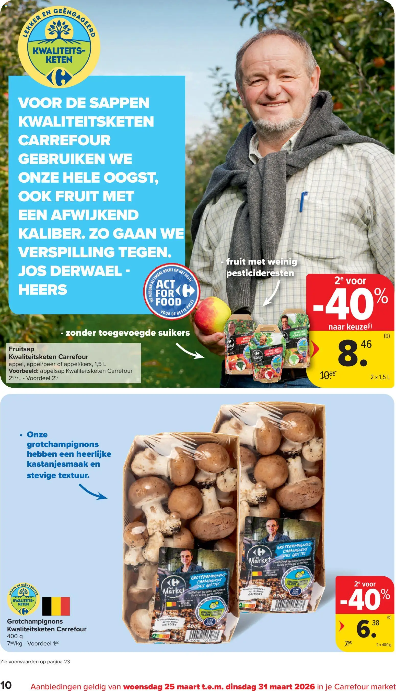 Nieuwe » Carrefour market folder van 25/03/2026 🤩  « is er! Ontdek geweldige aanbiedingen en bespaar. | Belgium