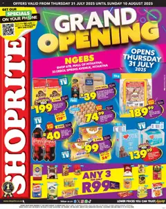 Preview of Shoprite specials valid from 31.07.2025