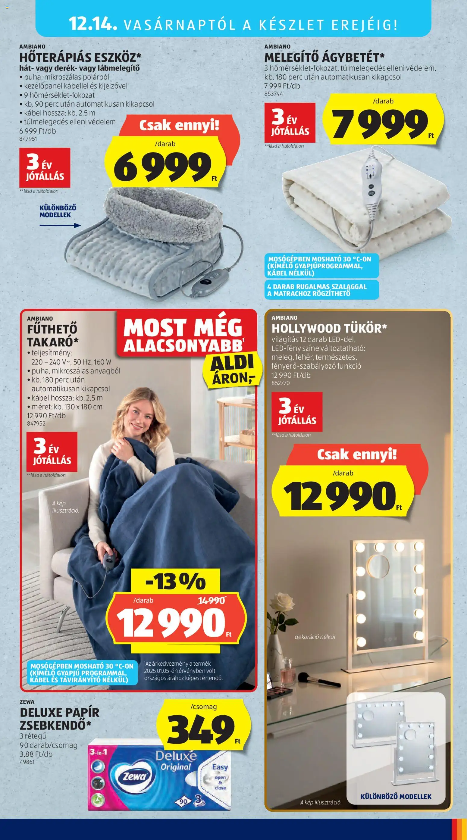 Aldi akciós ujság - amely érvényes a következő dátumtól: 11.12.2025 | Oldal: 17 | Termékek: Távirányító, Fényerőszabályozó, Kábel, Dekoráció