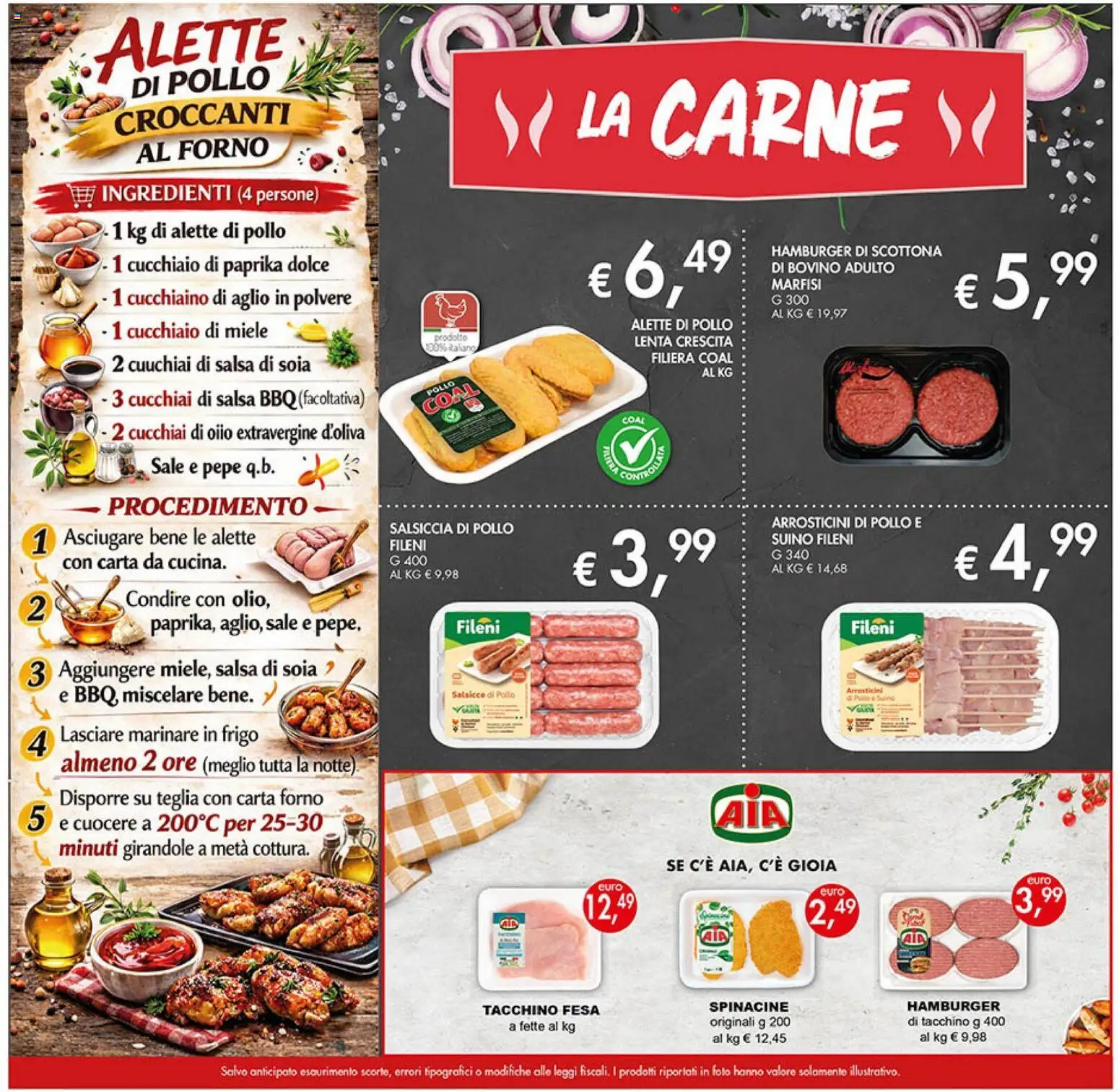 Volantino Coal del 12.03.2026 | Pagina: 5 | Prodotti: Pollo, Olio, Salsiccia, Carta forno