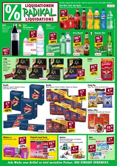Radikal aktionen ab 25.03.2026 gültig | Seite: 1 | Produkte: Coca Cola, Sprite, Snickers, Toilettenpapier