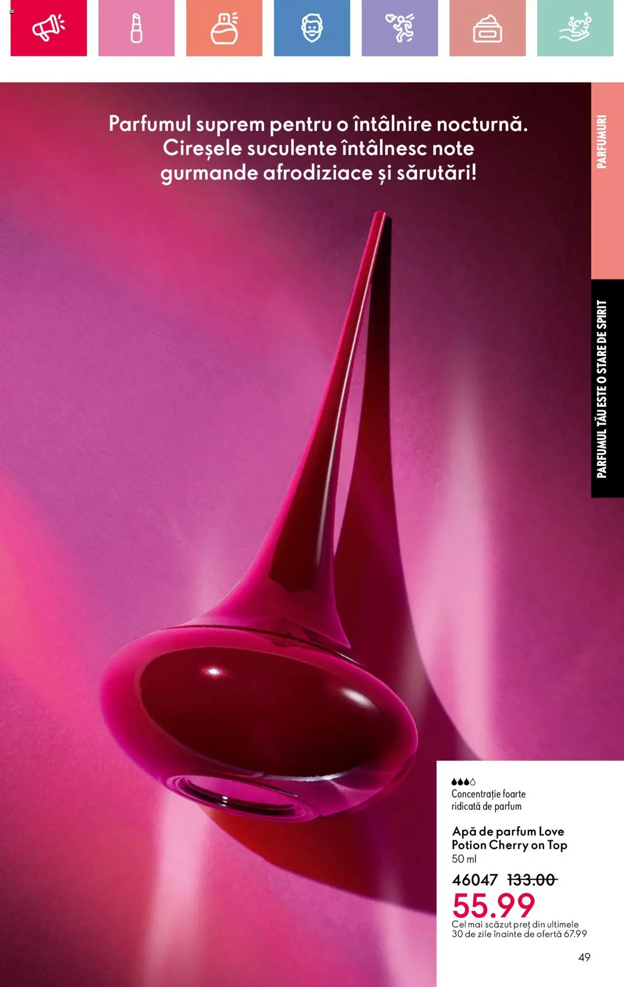 Oriflame catalog 11 2025 – valabil de la 27.07.2025 | Pagină: 49 | Produse: Apă de parfum, Top, Parfum, Apă