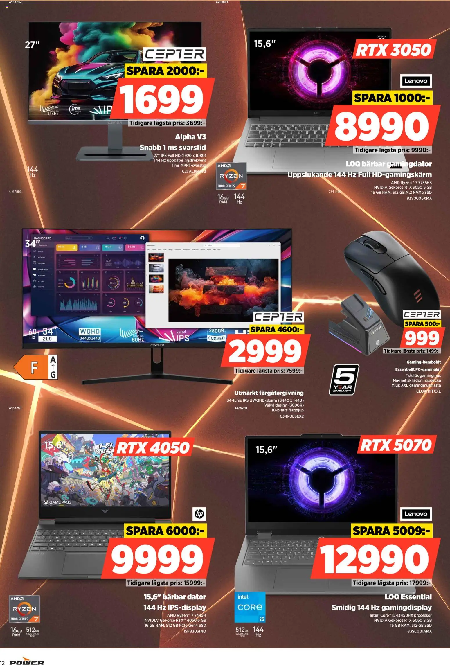 Power reklamblad aktuell från 27.04.2026 | Sida: 12 | Produkter: Dator