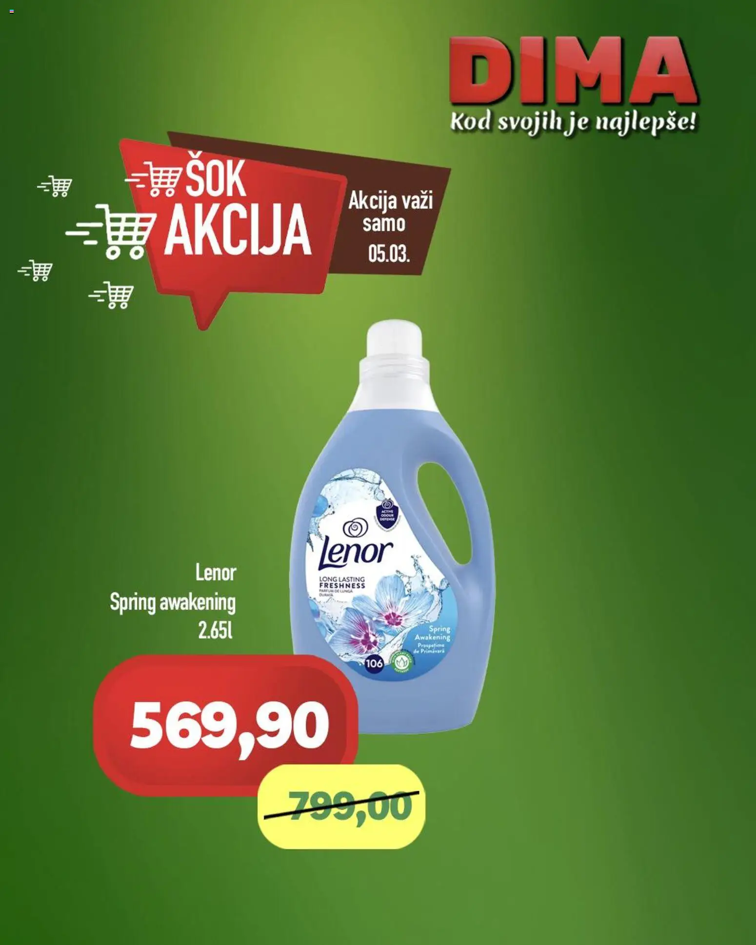 VP Dima katalog - važi od 05.03.2026 | Strana: 1 | Proizvode: Lenor, Sok
