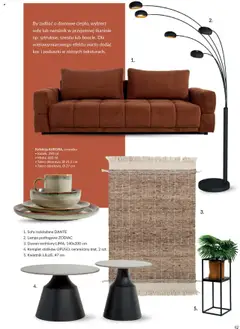 Pogląd oferty "Salony Agata Gazetka - Trendbook" - ważna od 21.03.2025 | Strona: 43 | Produkty: Koc, Sofa, Dywan, Lampa