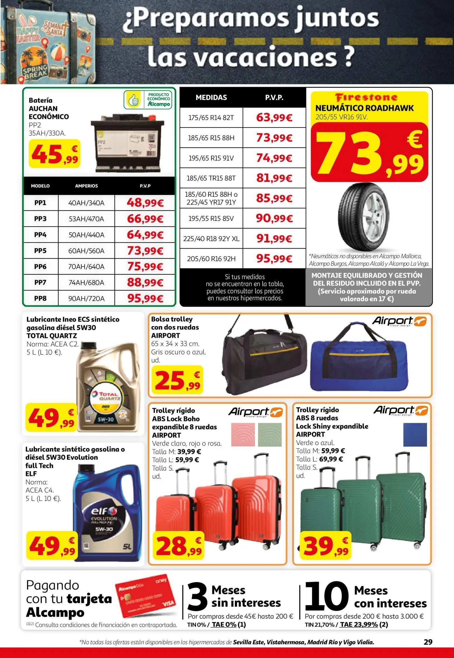 Alcampo HGU MadridActívate en Primavera │ válido desde el 12.03.2026 | Página: 29 | Productos: Noodles αυγού, Bolsa, Batería