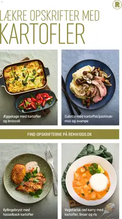 Æggekage med kartofler og broccoli, Dish featuring egg cake with potatoes and broccoli. gyldig fra 01.02.2026 | Side: 11