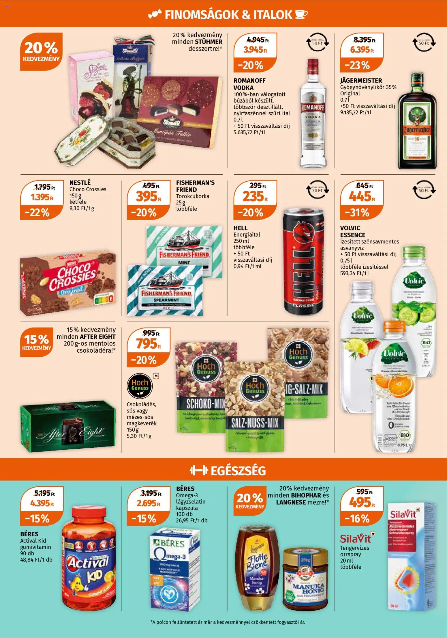 Müller akciós ujság - amely érvényes a következő dátumtól: 10.11.2025 | Oldal: 10 | Termékek: Jägermeister, Energiaital, Ásványvíz, Vodka