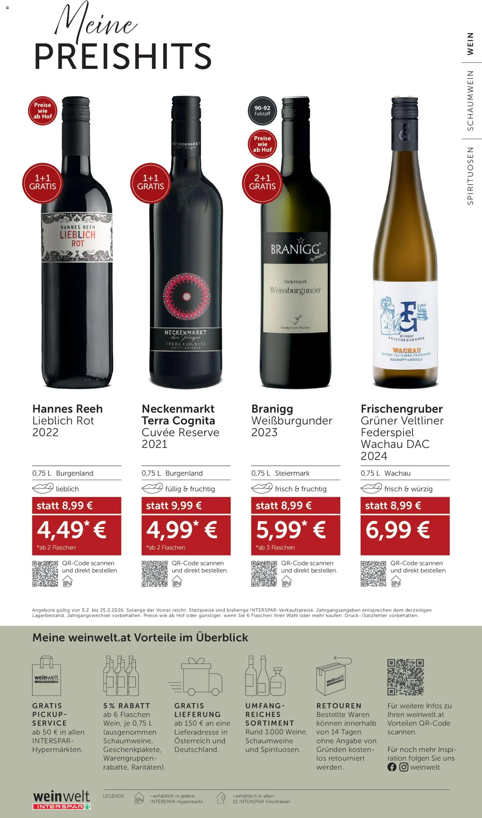 Interspar Wein Welt gültig ab 05.02.2026 | Seite: 24 | Produkte: Wein
