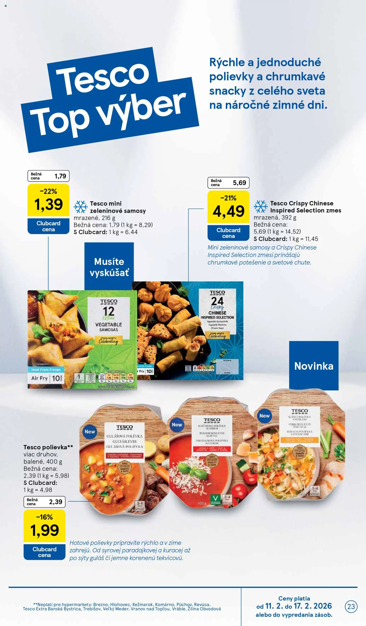 Nové Tesco akcie – leták je platný od 11.02.2026 | Strana: 23