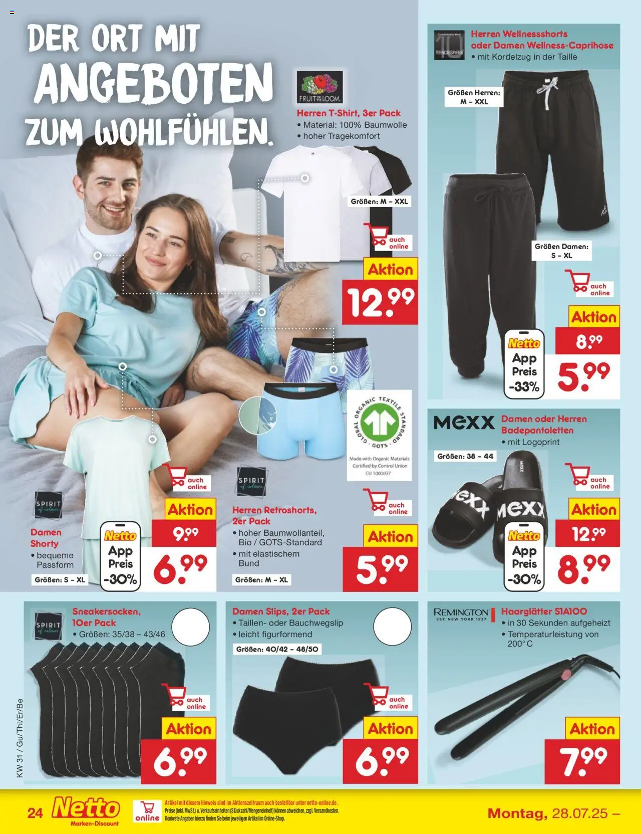 Netto Marken-Discount Prospekt 	 - gültig ab dem 28.07.2025 | Seite: 42 | Produkte: Haarglätter