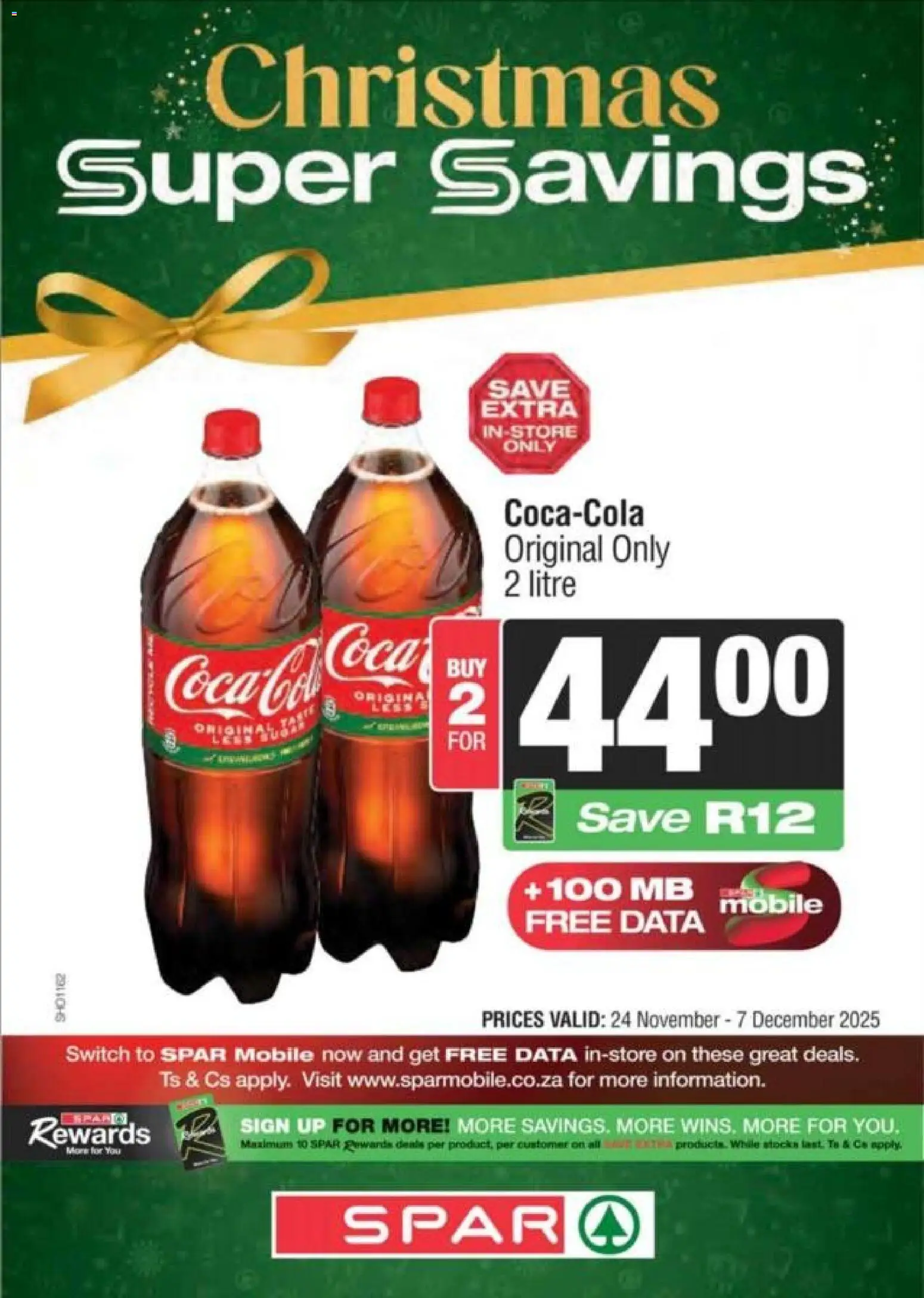 New Spar catalogue – valid from 24.11.2025 | Page: 1 | Products: Data, Switch