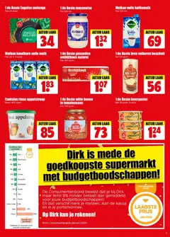 Dirk - Folder week 2 - Voorbeeld van een folder van Dirk, geldig van 07.01.2026 | Pagina: 3 | Producten: Melk, Beker, Pot, Volle melk