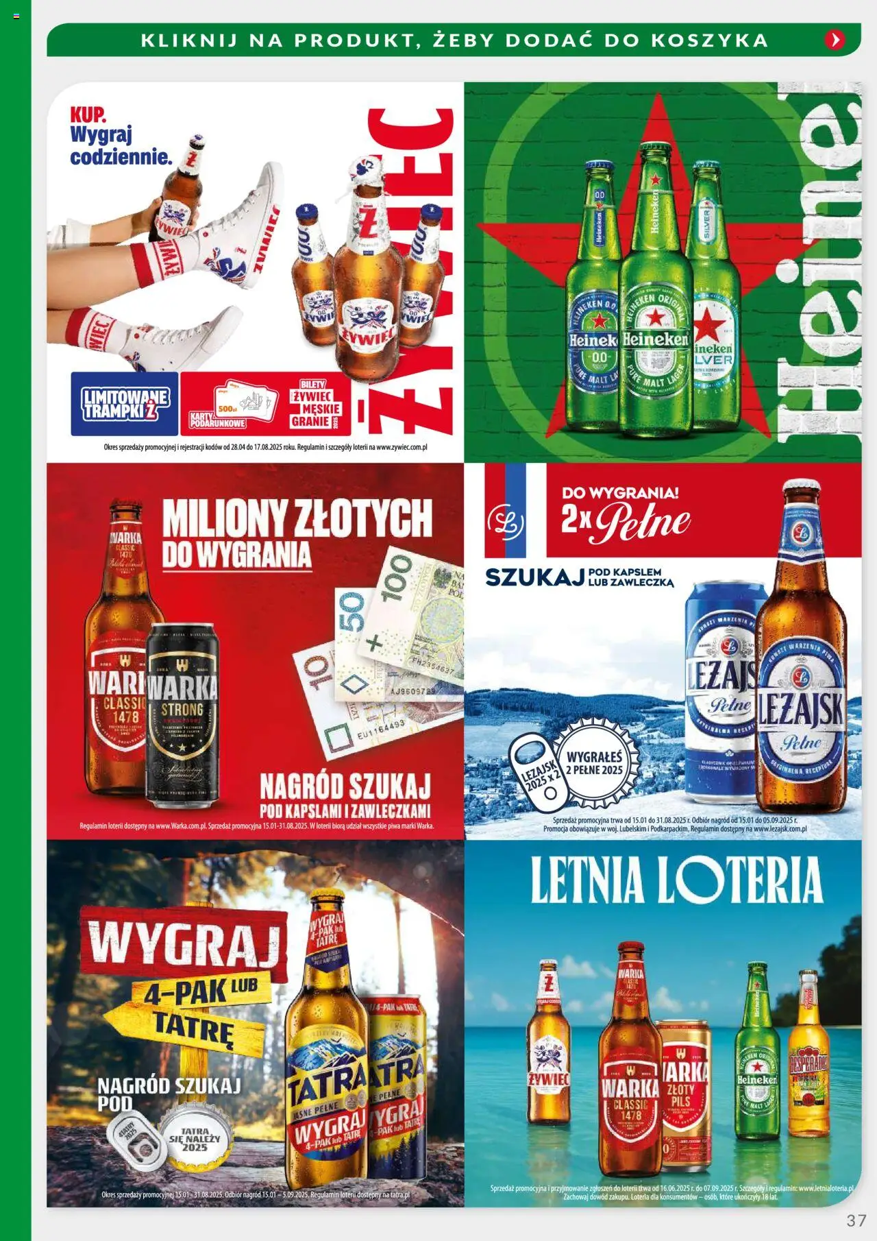 Eurocash Gazetka - Oferta Handlowa MR Południowy Wschód od 04.08.2025 | Strona: 37 | Produkty: Por, Warka, Heineken