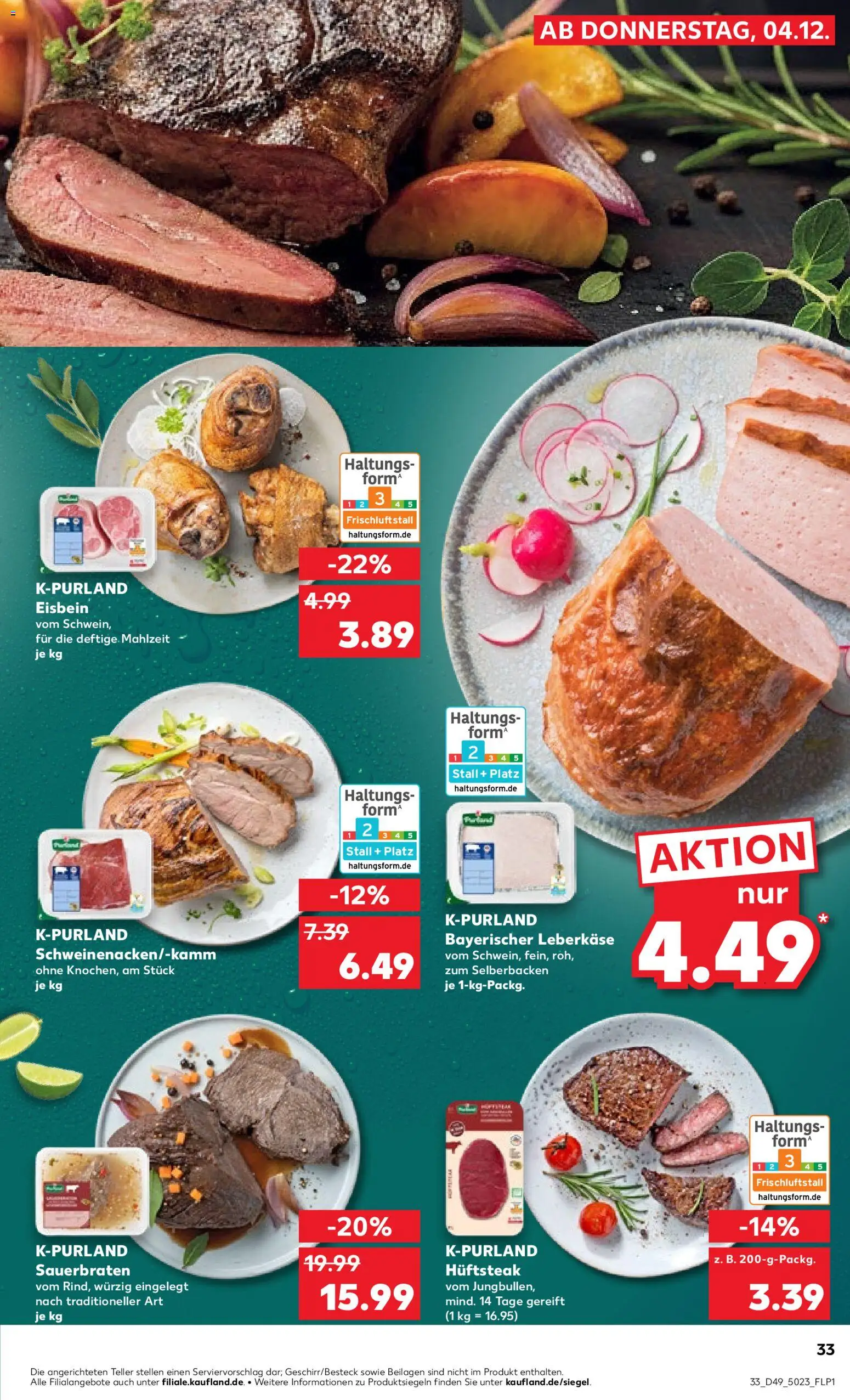 Kaufland prospekt Völklingen	 – gültig ab 07.12.2025 | Seite: 33 | Produkte: Leberkase