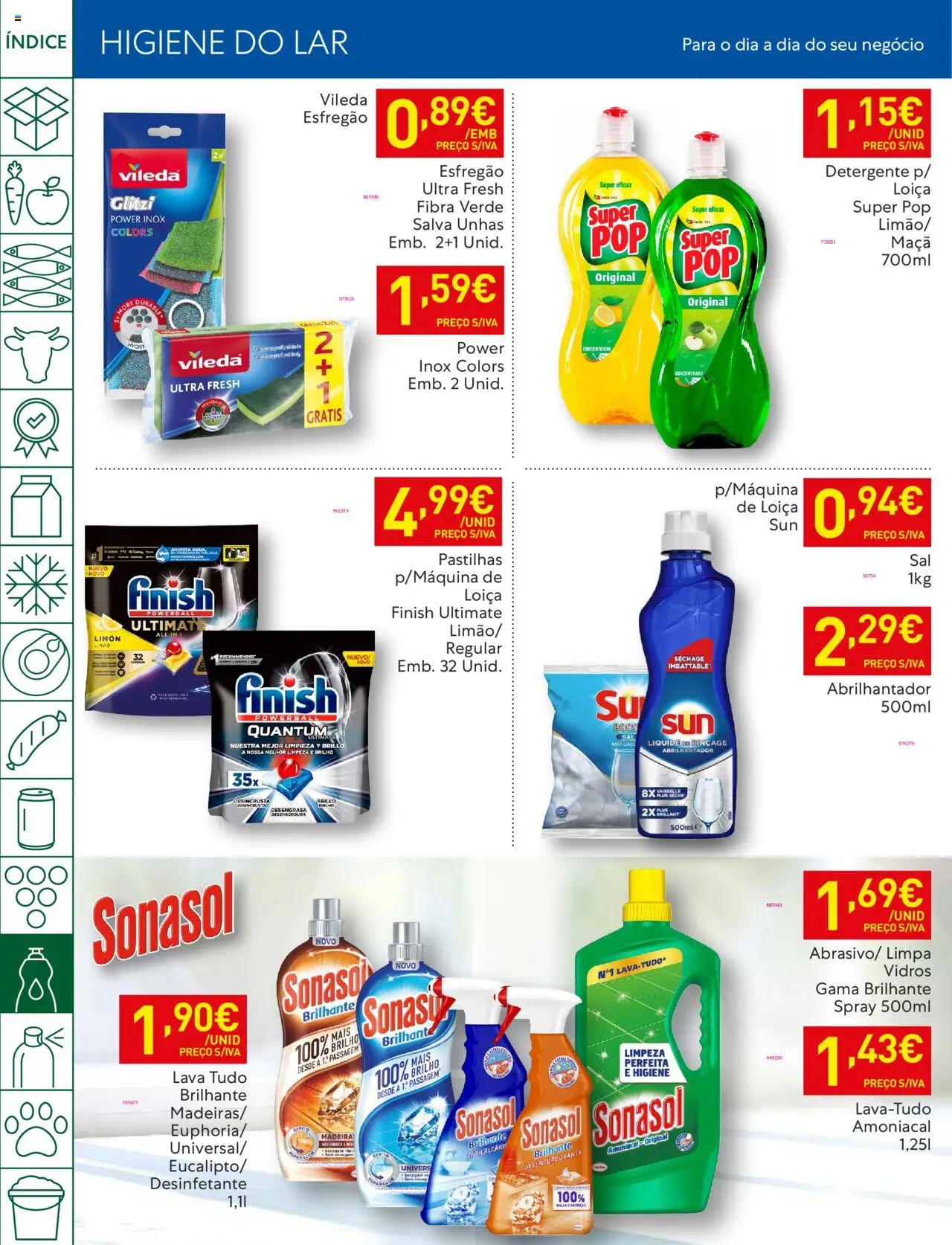 Recheio folheto │ válido de 19.08.2025 | Página: 38 | Produtos: Esfregão, Abrilhantador, Detergente, Maça