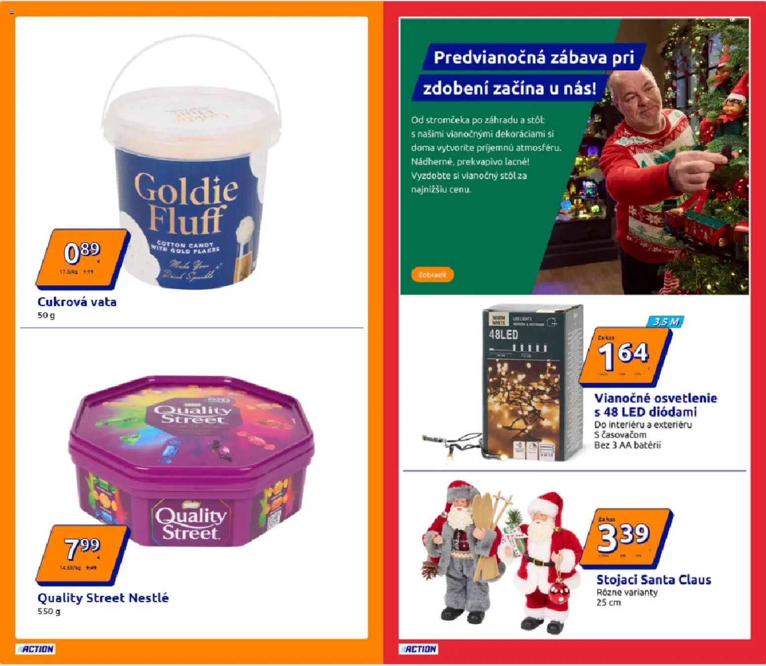 Nové Action akcie – leták je platný od 10.12.2025 | Strana: 9 | Produkty: Osvetlenie, Stôl, Led