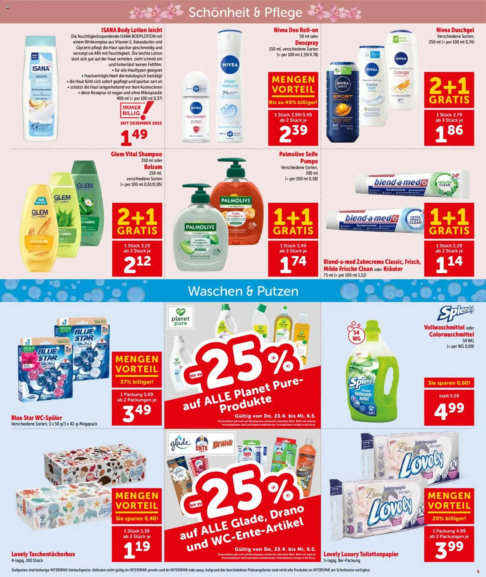 Interspar Flugblatt - Oberösterreich gültig ab 30.04.2026 | Seite: 10 | Produkte: Shampoo, Creme, Seife, Duschgel