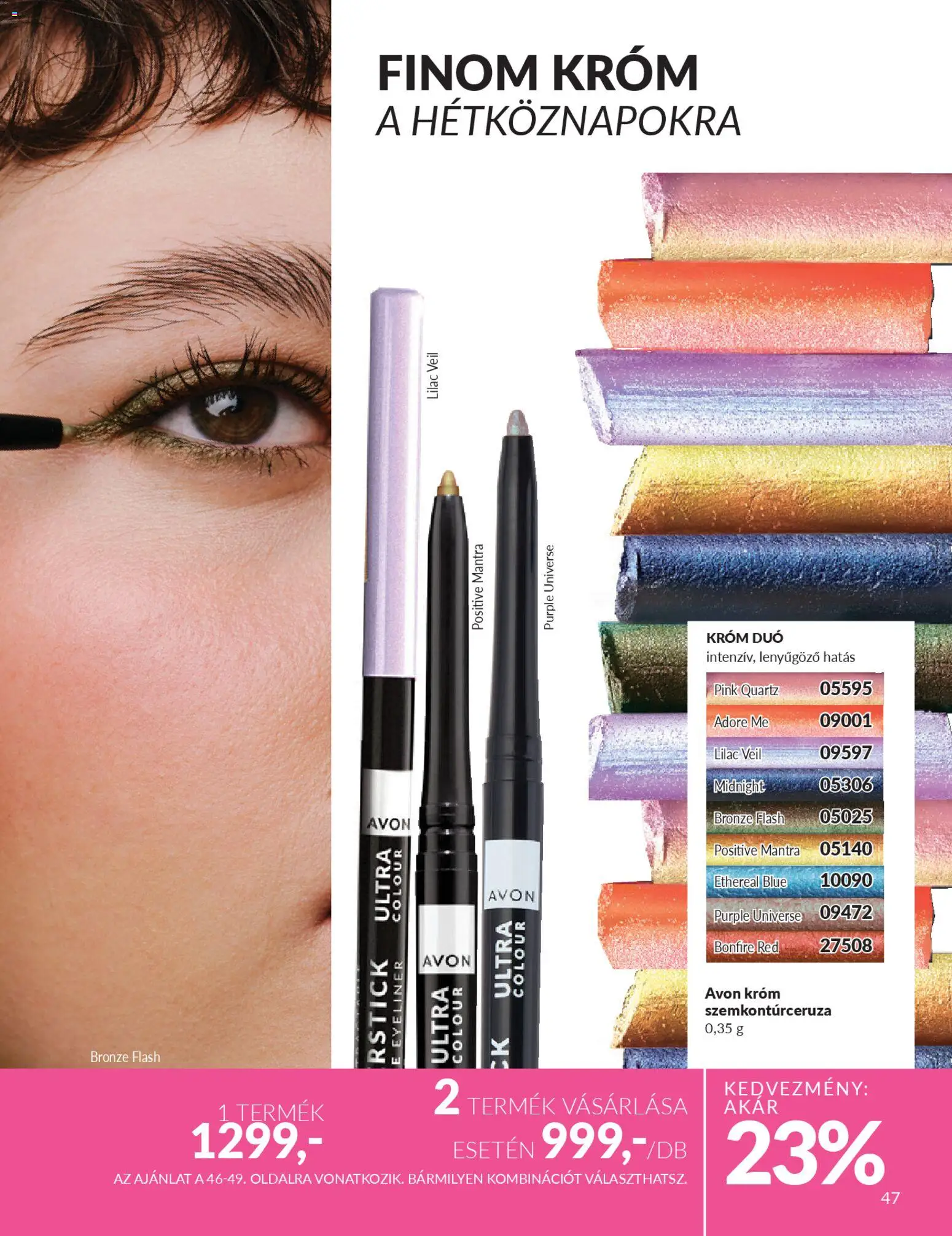 Avon akciós ujság - amely érvényes a következő dátumtól: 01.03.2026 | Oldal: 51