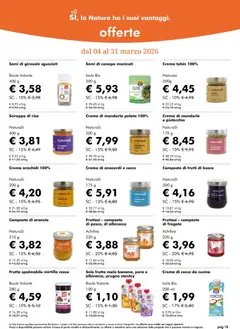 Anteprima del volantino Natura Sì volantino valido a partire dal 04.03.2026 | Pagina: 18 | Prodotti: Riso, Anacardi, Pera, Arachidi