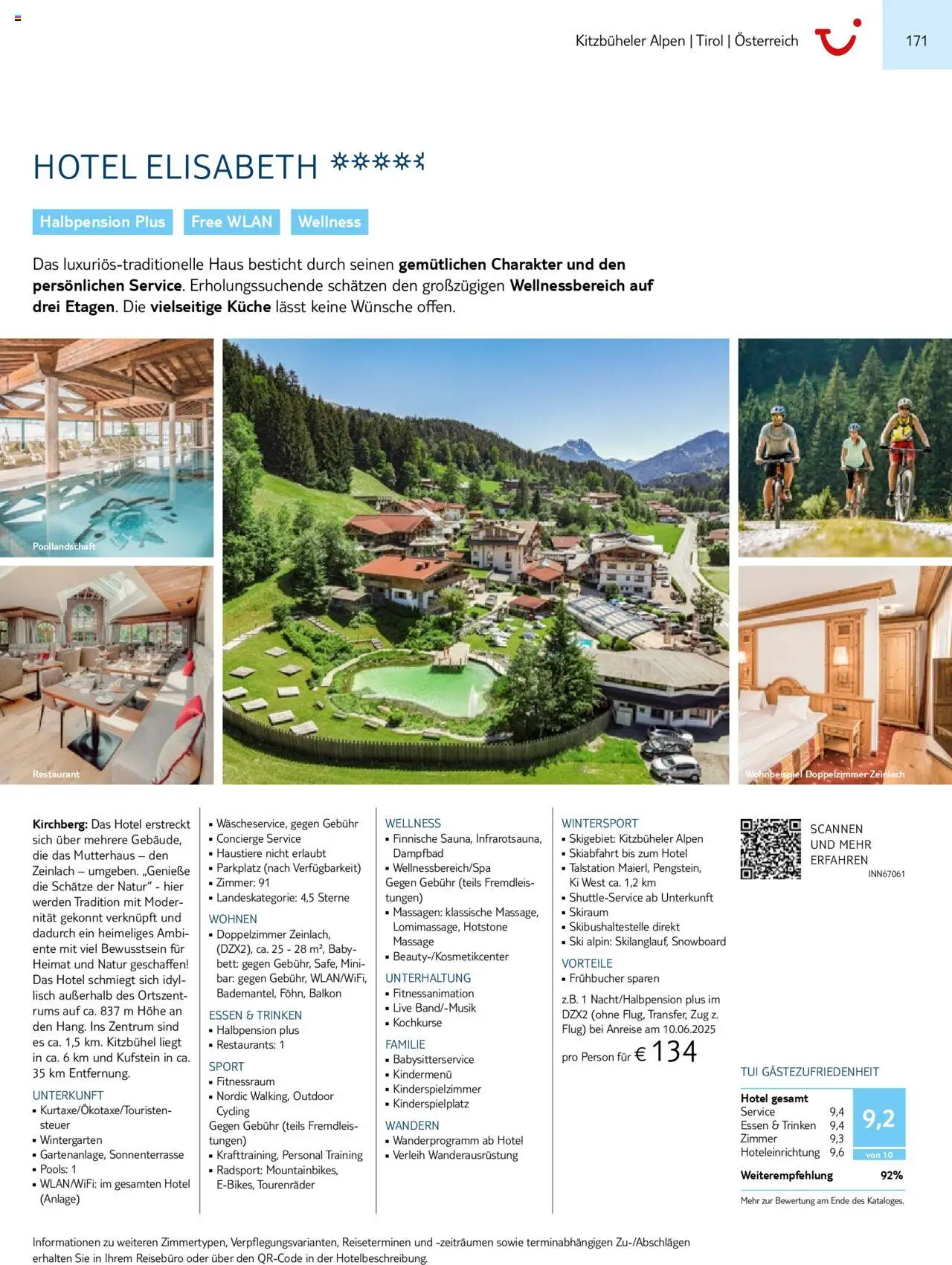 Aida - Urlaub mit eigener Anreise 2025/26 – gültig ab 01.11.2024 | Seite: 171 | Produkte: Bett, Küche, Ski, Snowboard