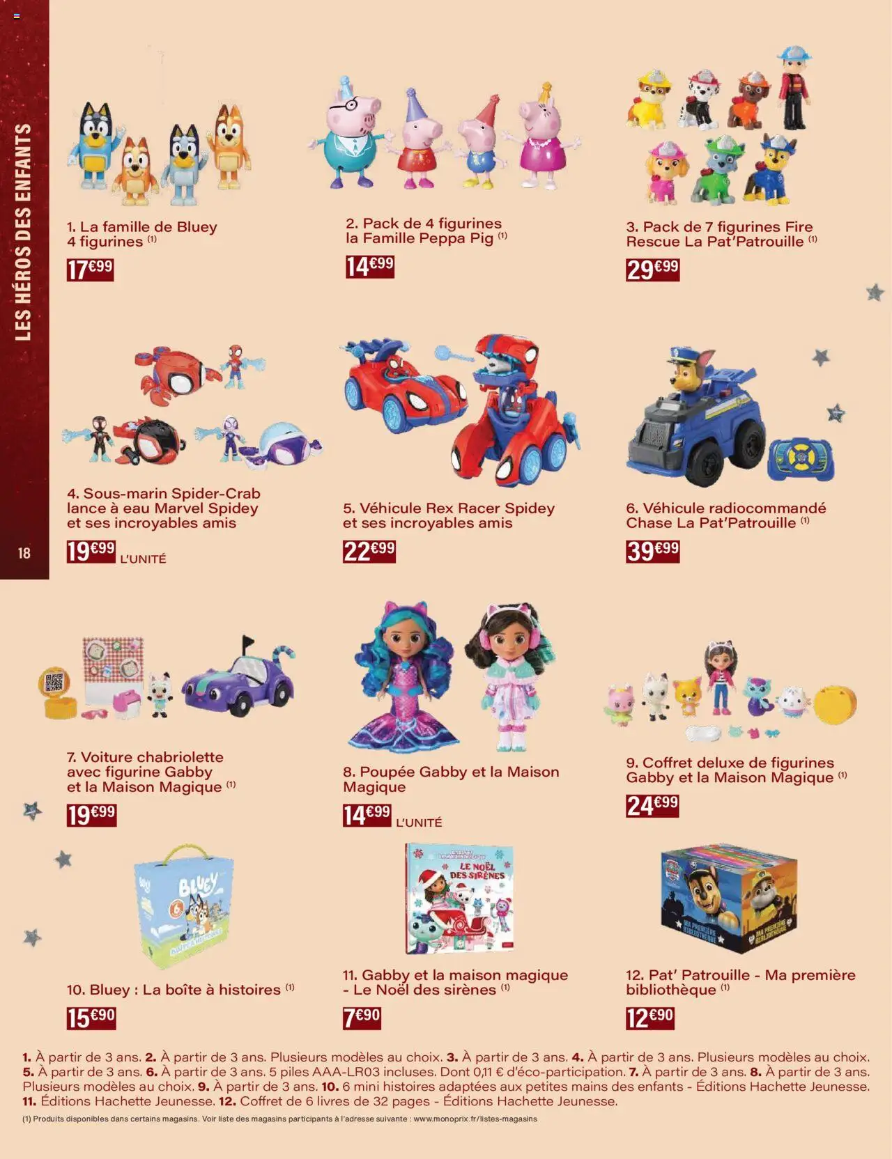 {H1} | Page: 18 | Produits: Poupée, Figurines, Piles