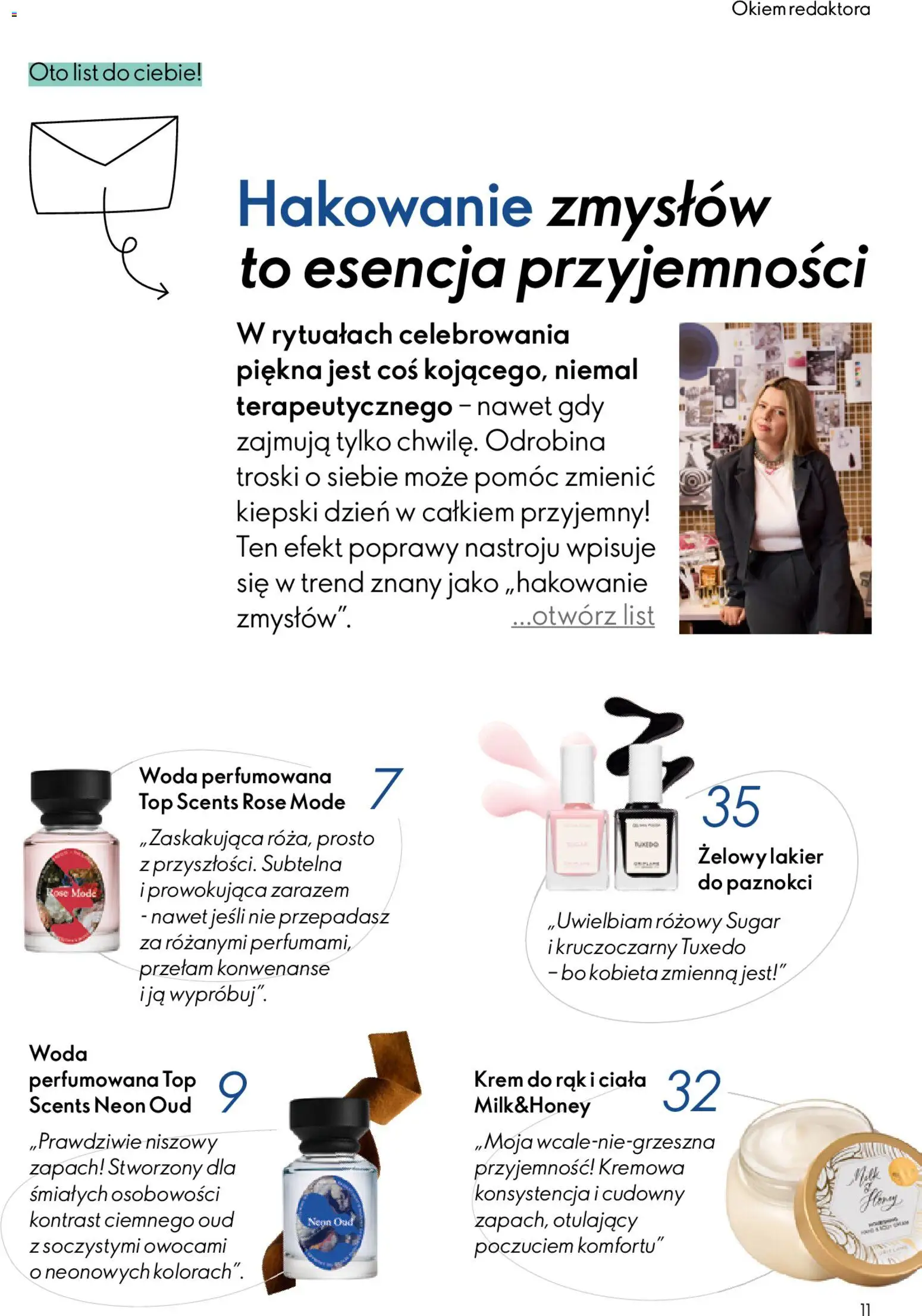 Oriflame Katalog 6 2026 od 15.04.2026 | Strona: 11 | Produkty: Top, Krem do rąk, Krem, Woda