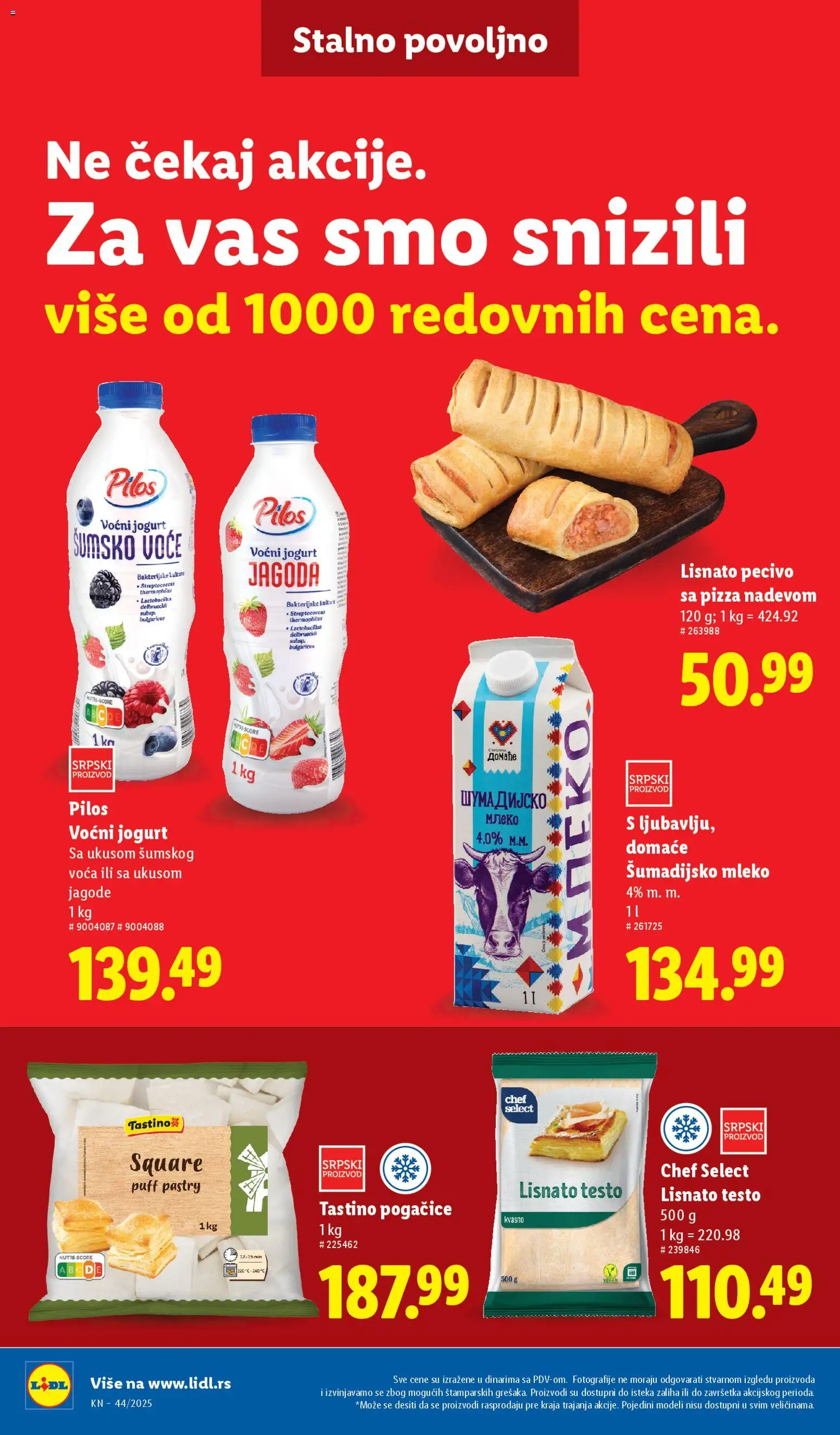 Lidl katalog - važi od 30.10.2025 | Strana: 22 | Proizvode: Jagode, Lisnato testo, Pecivo, Voćni jogurt